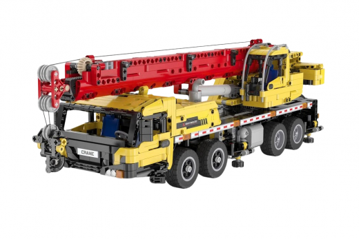 CaDA Klemmbausteine Mobile Crane - optional aufrüstbar mit RC Set - 1831 Teile