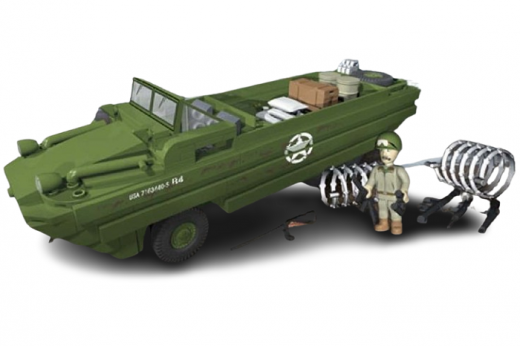 COBI Klemmbausteine Auto DUKW Amphibia D-Day - 508 Teile