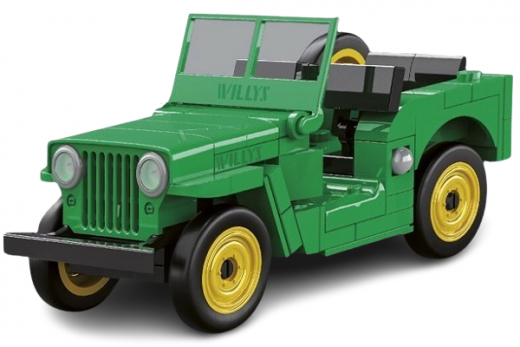 COBI Klemmbausteine Auto Willys Jeep CJ-2A GR - 111 Teile