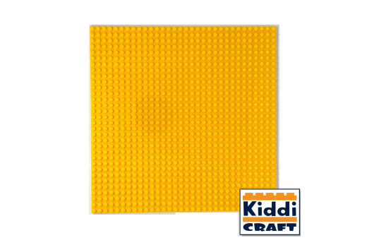 KiddiCraft Unterbaubare Grundplatte 32 x 32 Gelb