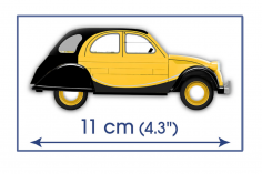 COBI Klemmbausteine Auto Citroen 2CV Charlston 1980 - 85 Teile