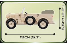 COBI Klemmbausteine Auto 2. Weltkrieg KFZ 15 Horch 901 Deutsches Afrikakorps - 178 Teile