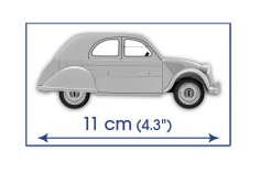 COBI Klemmbausteine Auto CITROEN 2CV TYPE A 1949 - 80 Teile