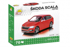 COBI Klemmbausteine Auto SKODA SCALA 1.0 TSI - 70 Teile