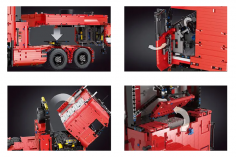 MouldKing Klemmbausteine LKW Zugmaschine mit RC Set (Ferngesteuert) - 4825 Teile