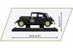 COBI Klemmbausteine Auto 1938 Citroen Traction 7A - 222 Teile