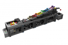 Mouldking Klemmbausteine Regenbogen Kugelbahn - 1038 Teile