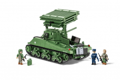 COBI Klemmbausteine Artillerie M4A3 Sherman mit T34 Calli Executive Edition - 1230 Teile