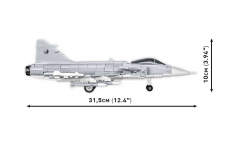 COBI Klemmbausteine Flugzeug Saab JAS 39 Gripen C - 465 Teile