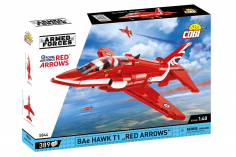 COBI Klemmbausteine Flugzeug Bae Hawk T1 Red Arrows - 389 Teile