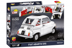 COBI Klemmbausteine Auto Maßstab 1:12 1965 Fiat 500 Abarth - 1091 Teile