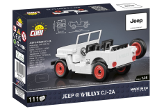 COBI Klemmbausteine Auto Willys Jeep CJ-2A WH - 111 Teile