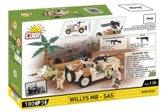 COBI Klemmbausteine Autos Willys MB SAS - 180 Teile