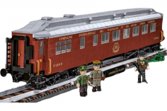 COBI Klemmbausteine Dampflokomotive Personen Wagen 1940 Compiegne - 2030 Teile