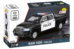 COBI Klemmbausteine Auto RAM 1500 Polizei - 203 Teile