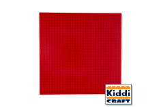 KiddiCraft Unterbaubare Grundplatte 32 x 32 Rot