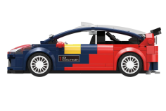 CaDA Klemmbausteine Auto Citroen C4 WRC - 296 Teile