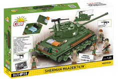 COBI Klemmbausteine Panzer Sherman M4A2E8(76)W - 865 Teile