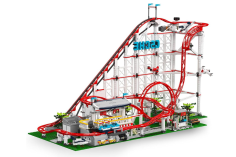 MouldKing Klemmbausteine KingLand Achterbahn Roller Coaster mit Motoren - 3646 Teile